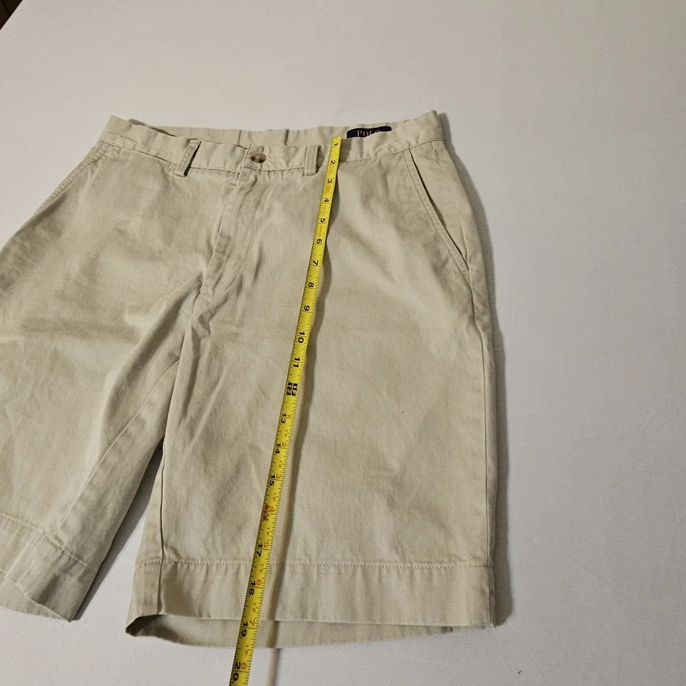 Polo Ralph Lauren Chino Golf Shorts  32  Pleated Twill Classic Pockets 9